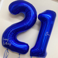 BBPOOL big navy blue 2 balloon creates impressive centerpieces
