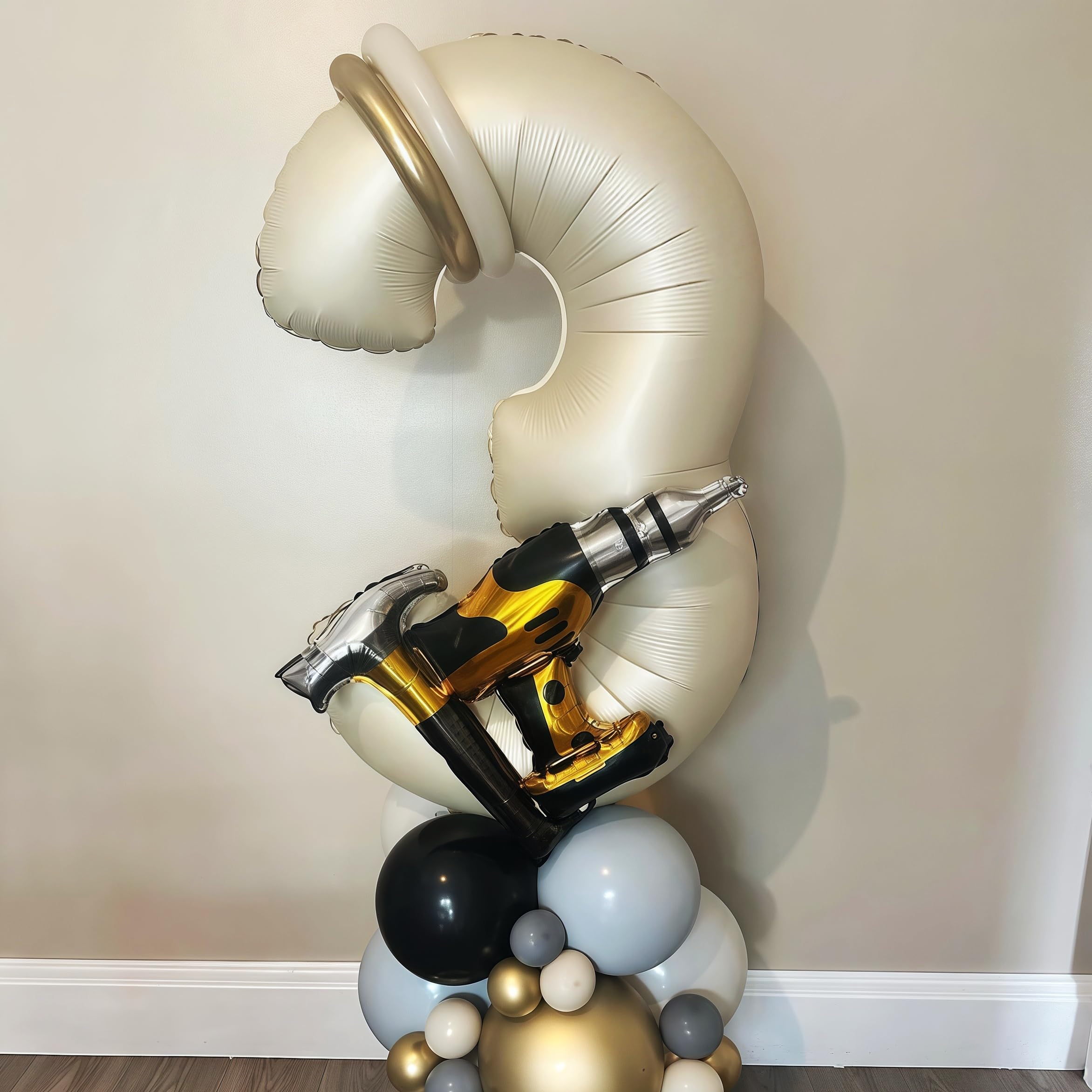 BBPOOL Cream 0 balloon inflation setup with straw or pump