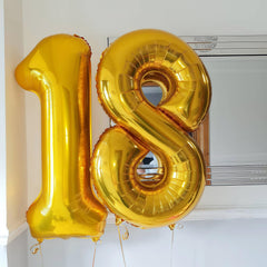 BBPOOL Gold 3 balloon hanging option helps create striking wall displays.