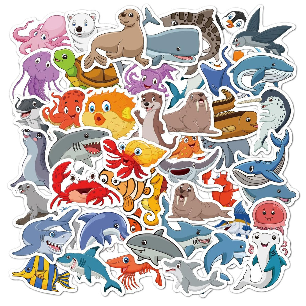 BBPOOL kids crafting with sea animals stickers inspires imaginative projects