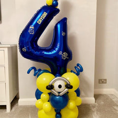 BBPOOL number 4 balloon set inflates easily with straw or pump for quick setup.