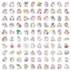 BBPOOL unicorn stickers on a laptop bringing whimsy to daily use