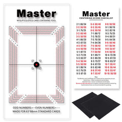 BBRGIRL card centering tool demonstrating PSA centering accuracy for submissions.