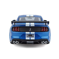 BBurago Mustang Shelby GT500 engine bay view highlighting realism.