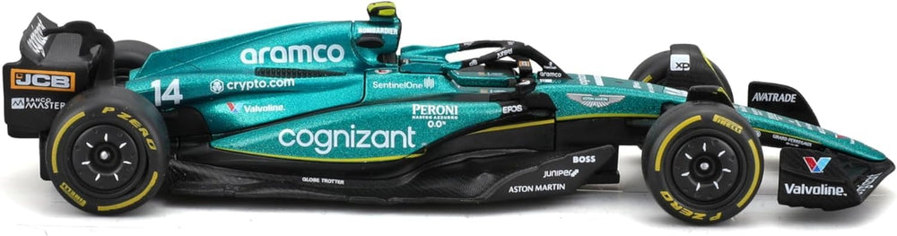 BBurago AMR23 rear angle highlights authentic badge detailing