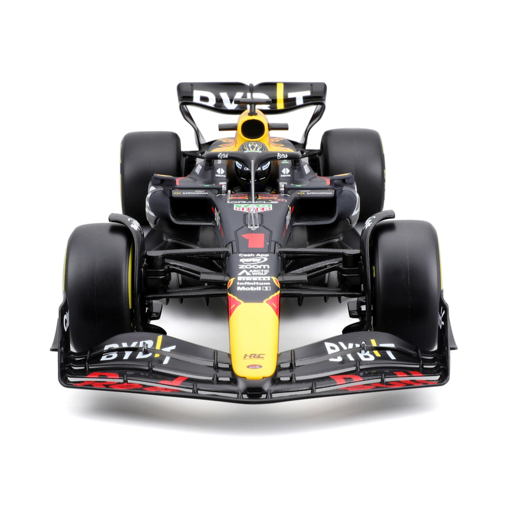 Bburago RB19 engine-compartment detail mirrors real engineering