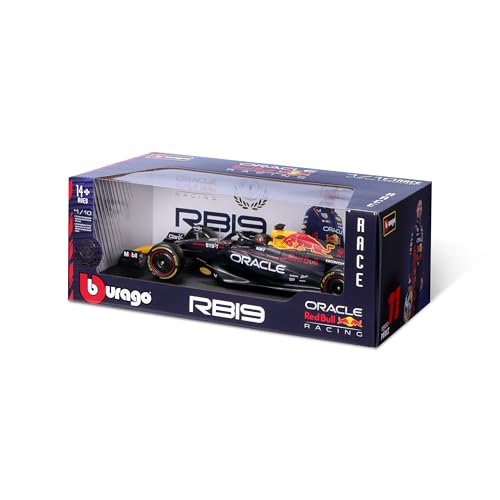 Bburago RB19 side profile shows sleek lines and authentic livery