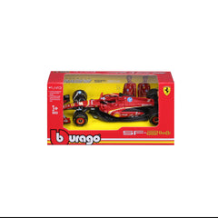 Bburago Ferrari SF-24 1:43 scale ideal for compact display.
