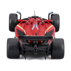 BBURAGO Ferrari SF24 1:43 helmet detail captures race gear authenticity