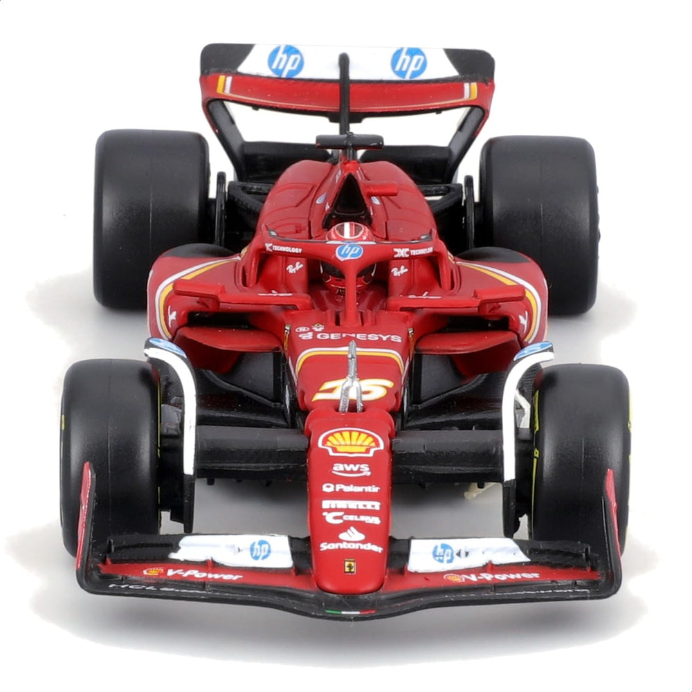 BBURAGO Ferrari SF24 1:43 interior detail hints at cockpit realism