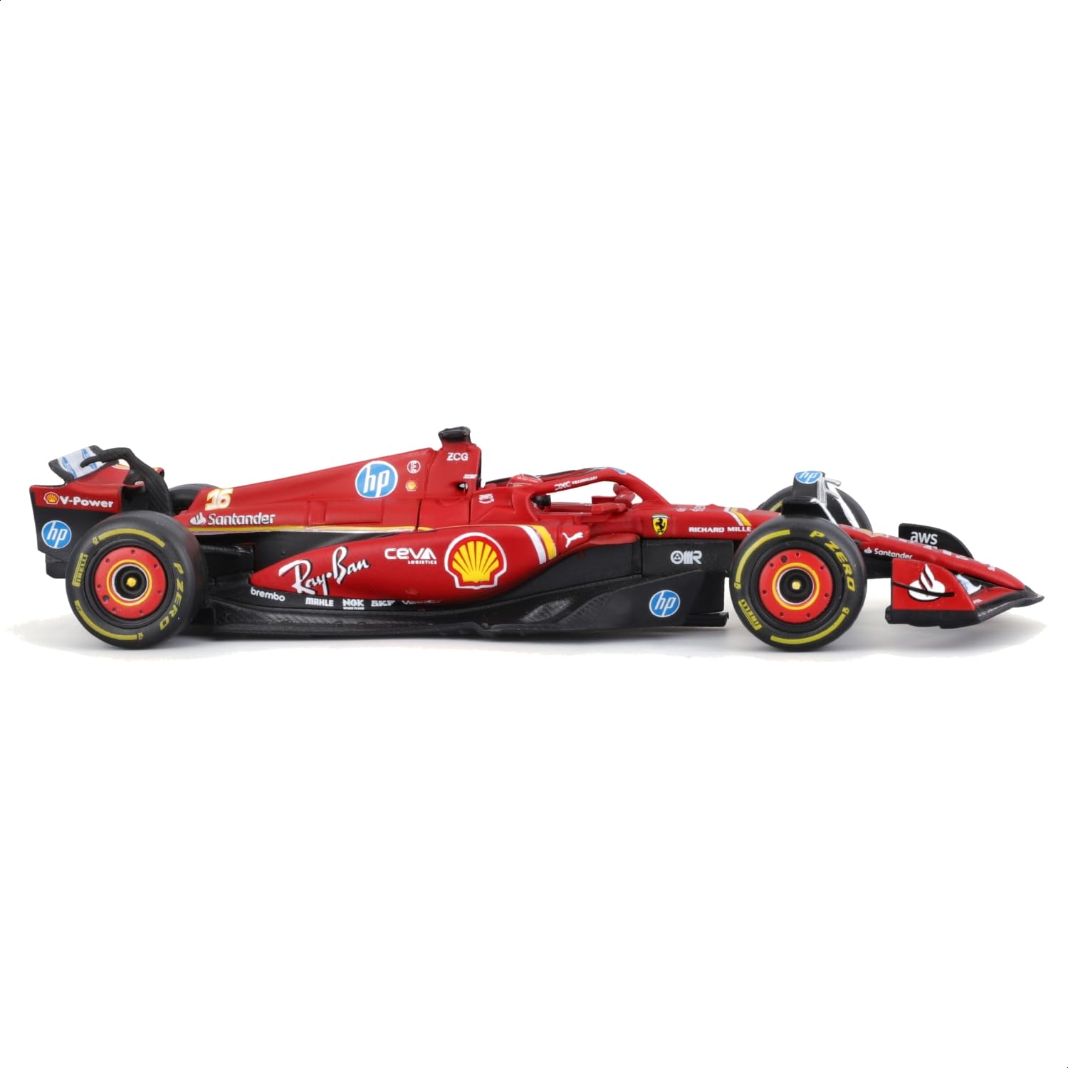 BBURAGO Ferrari SF24 1:43 precise detailing for premium display