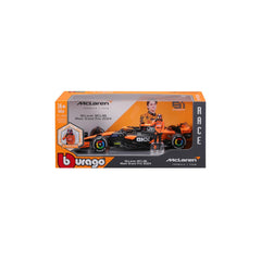 Bburago McLaren MCL38 #81 Oscar Piastri graphic on the livery.