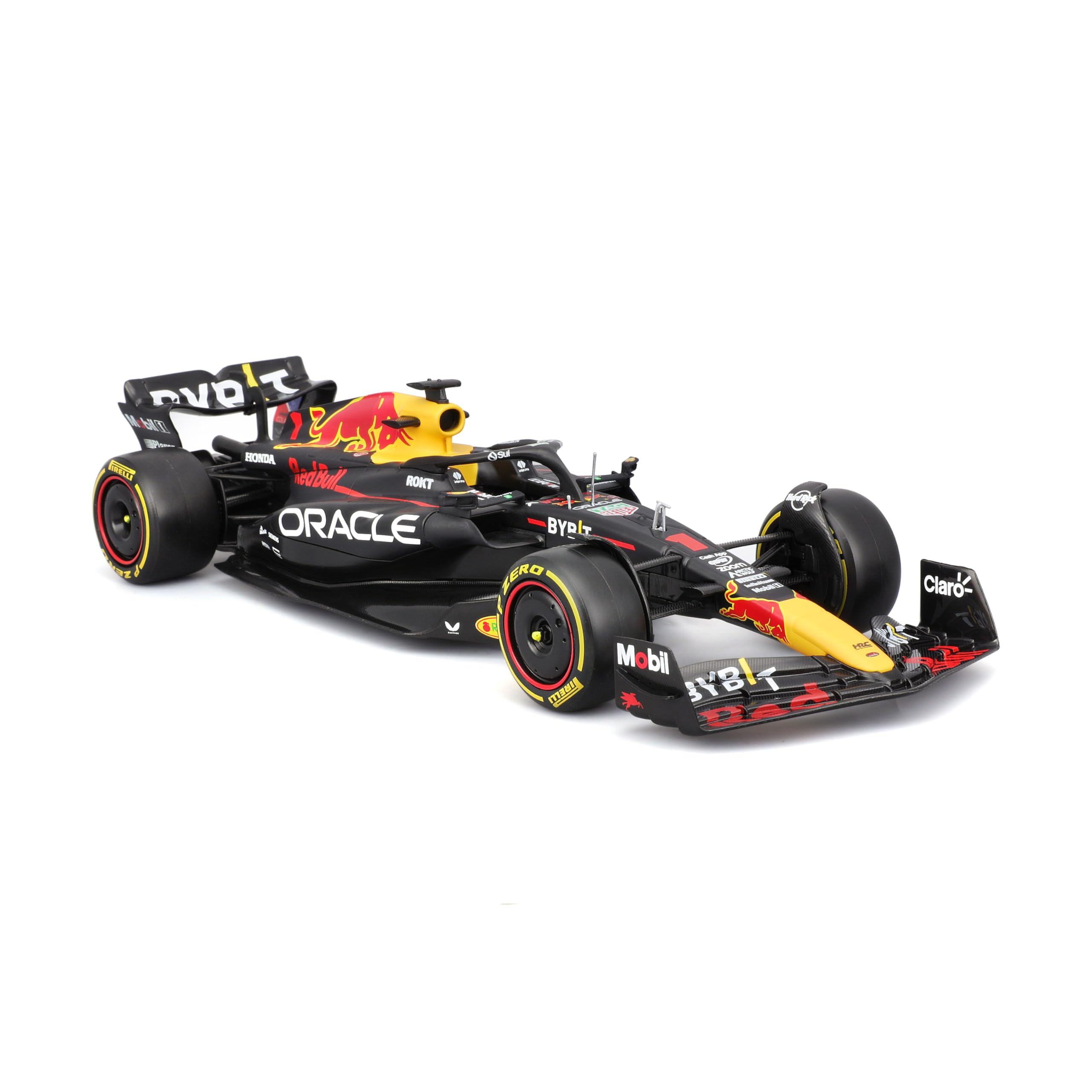 BBurago RB19 cockpit detail shows authentic interior features.