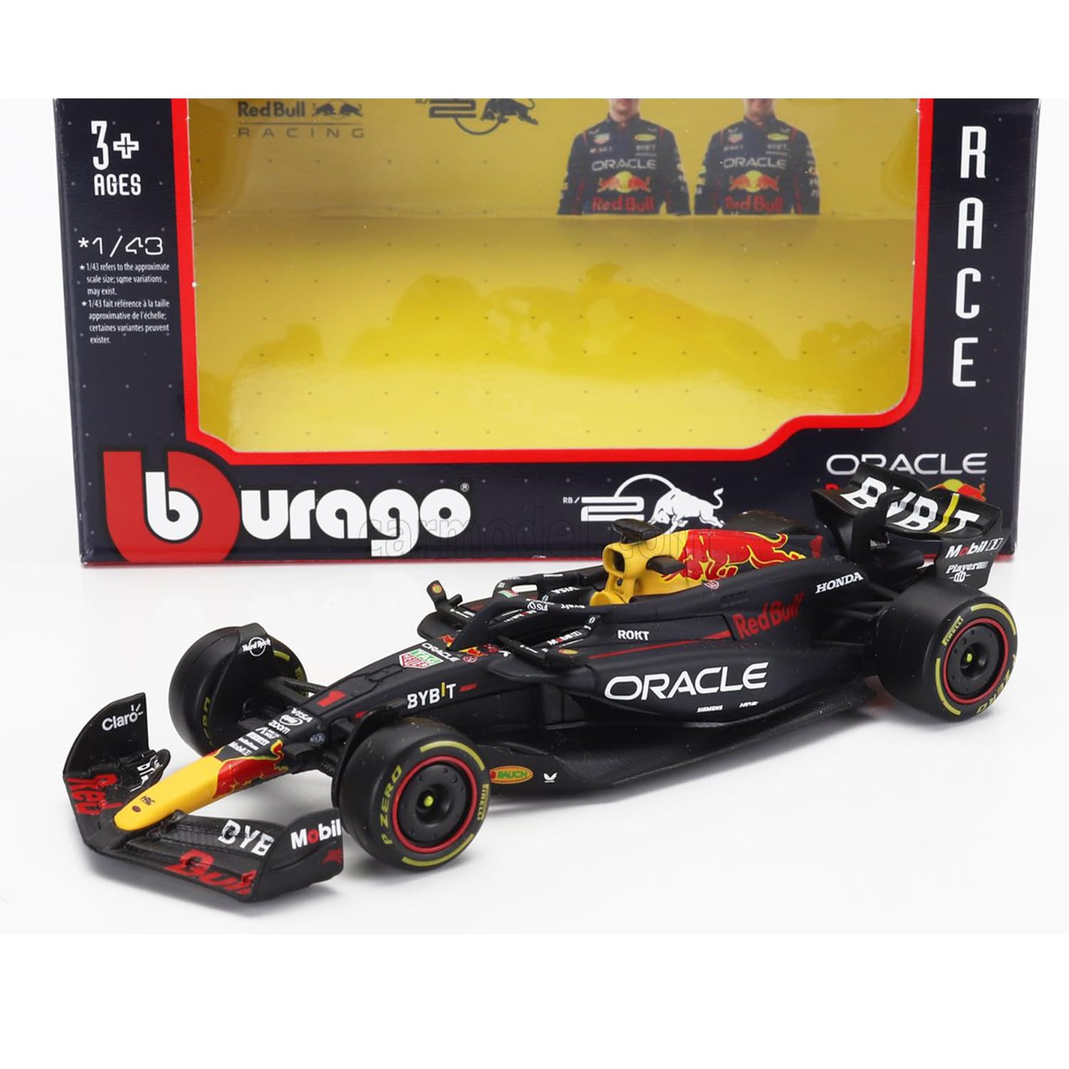 BBurago Red Bull RB20 F1 rear view highlighting taillight and livery