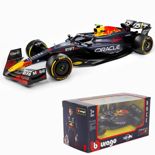 BBurago Red Bull RB20 1/43 front angle shows precise scale detailing.