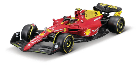 Bburago Scuderia Ferrari SF-23 1:24 front-angled view for display and collection.