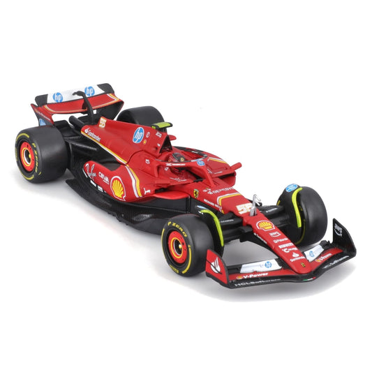 BBurago SFR Ferrari SF-24 decals captured with accuracy for authenticity