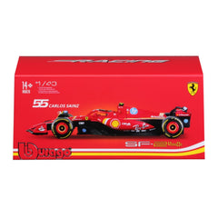 BBurago SFR Ferrari SF-24 display-ready model on shelf