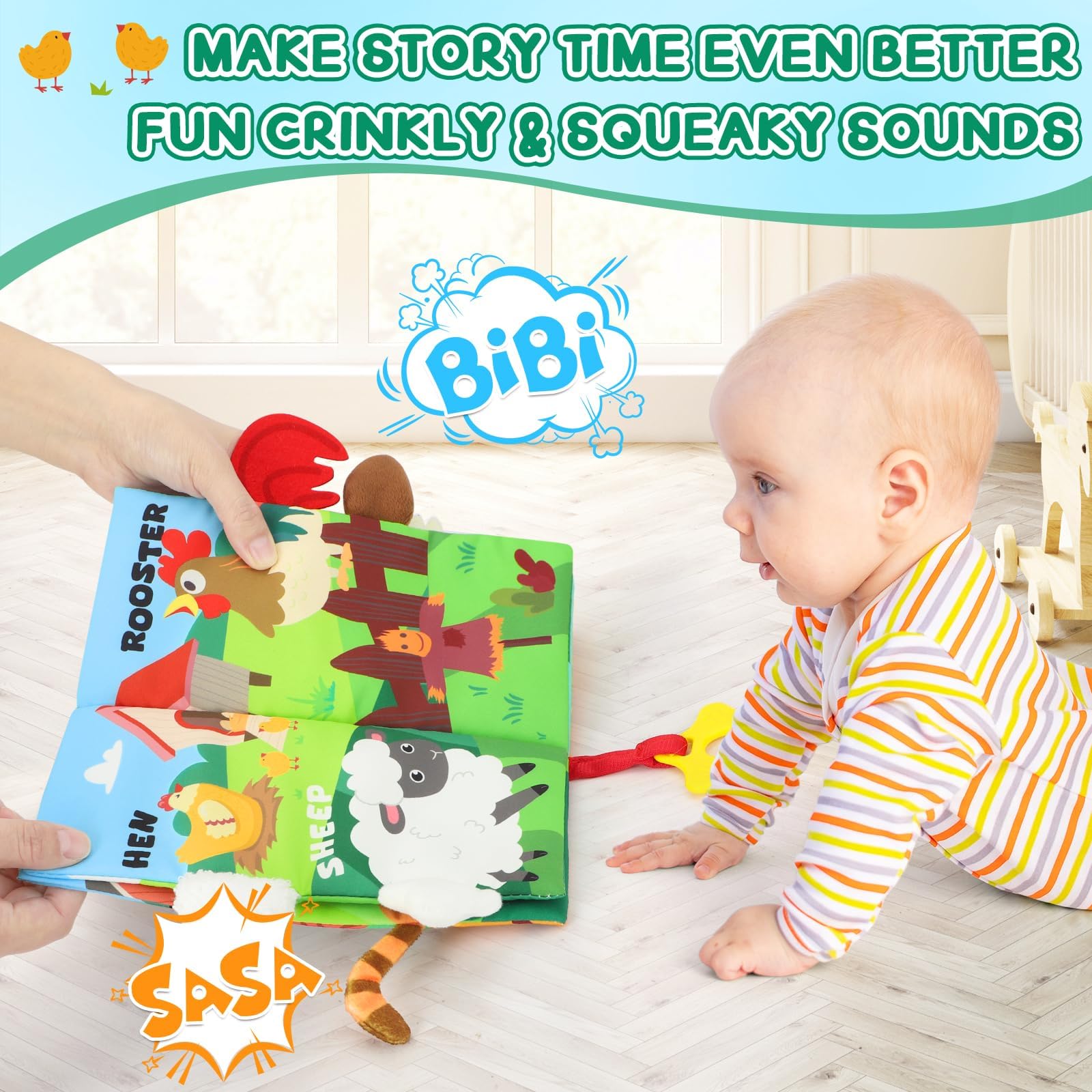 BBWoo BPA-free teether with textured surface soothing sore gums