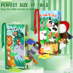 BBWOO crinkle page detail for auditory awareness and tactile exploration