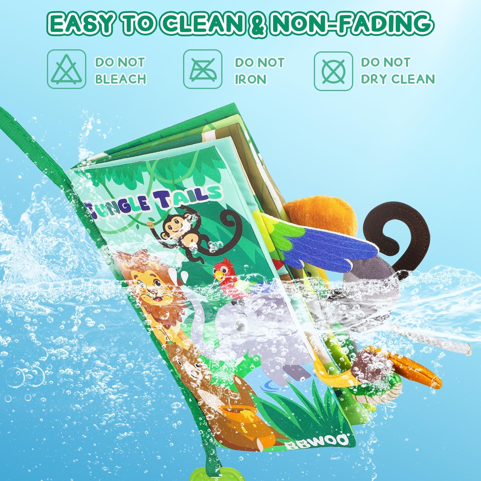 BBWOO fabric is washable and durable for daily explorations.