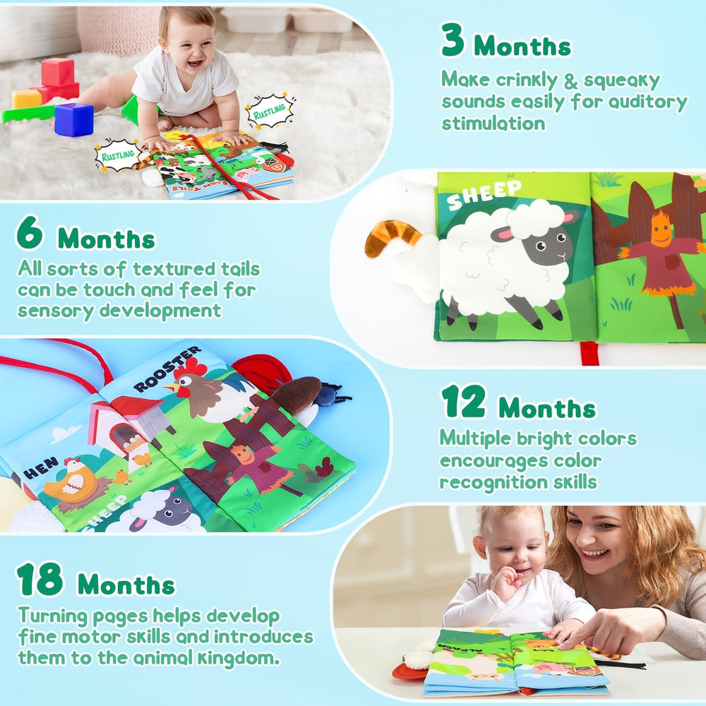 BBWoo washable soft fabric book for durability and easy cleaning