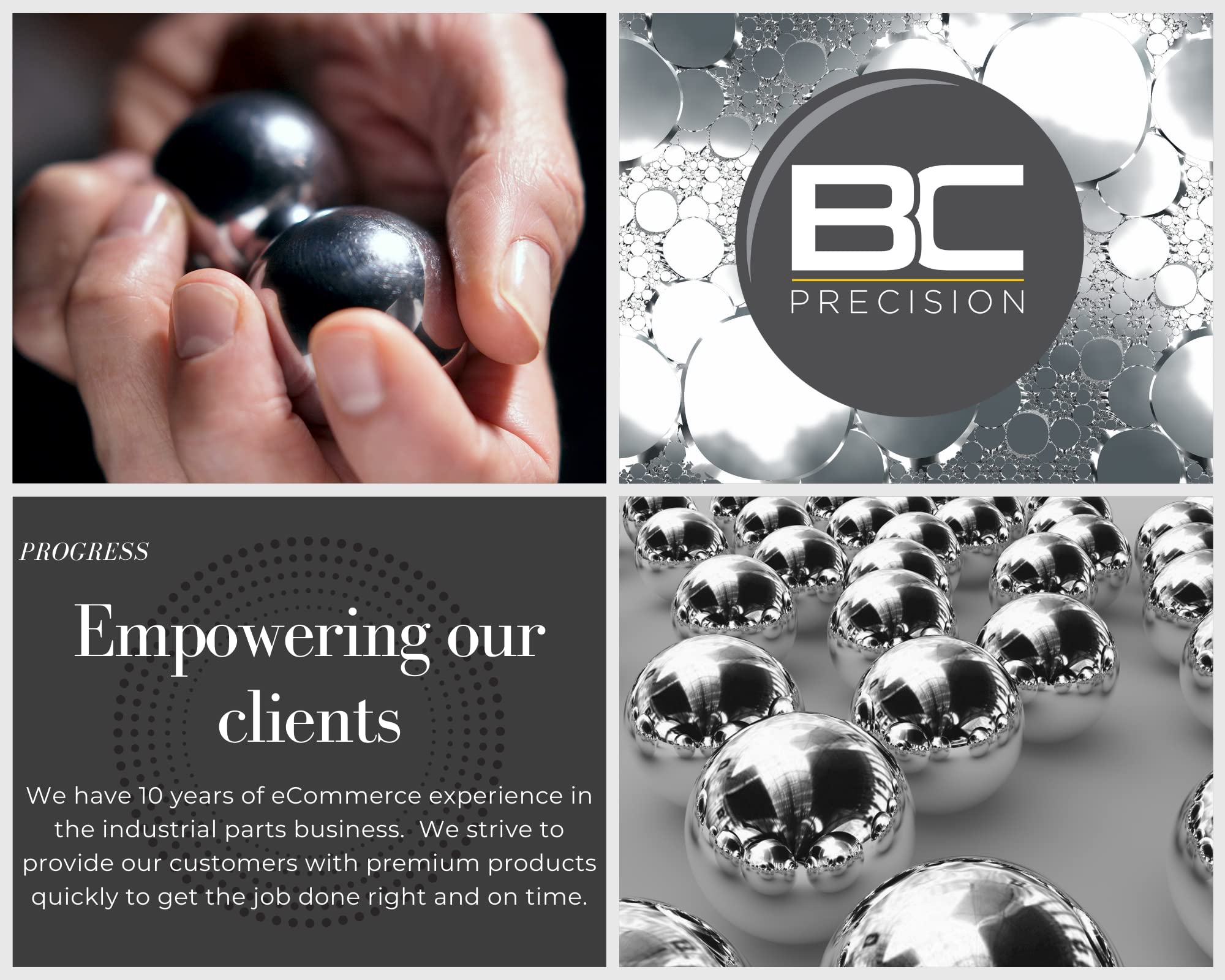 BC Precision steel ball in a DIY setup, suitable for crafts and hobbies