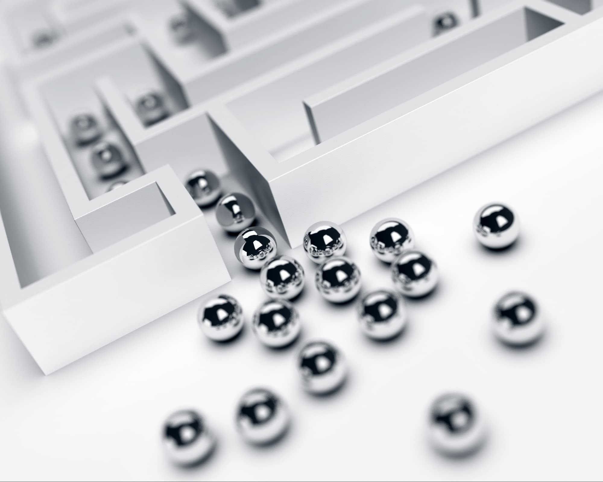 BC Precision closeup of polished steel ball highlighting a smooth roll