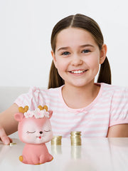 BCIULASL durable ABS plastic piggy bank for daily use.