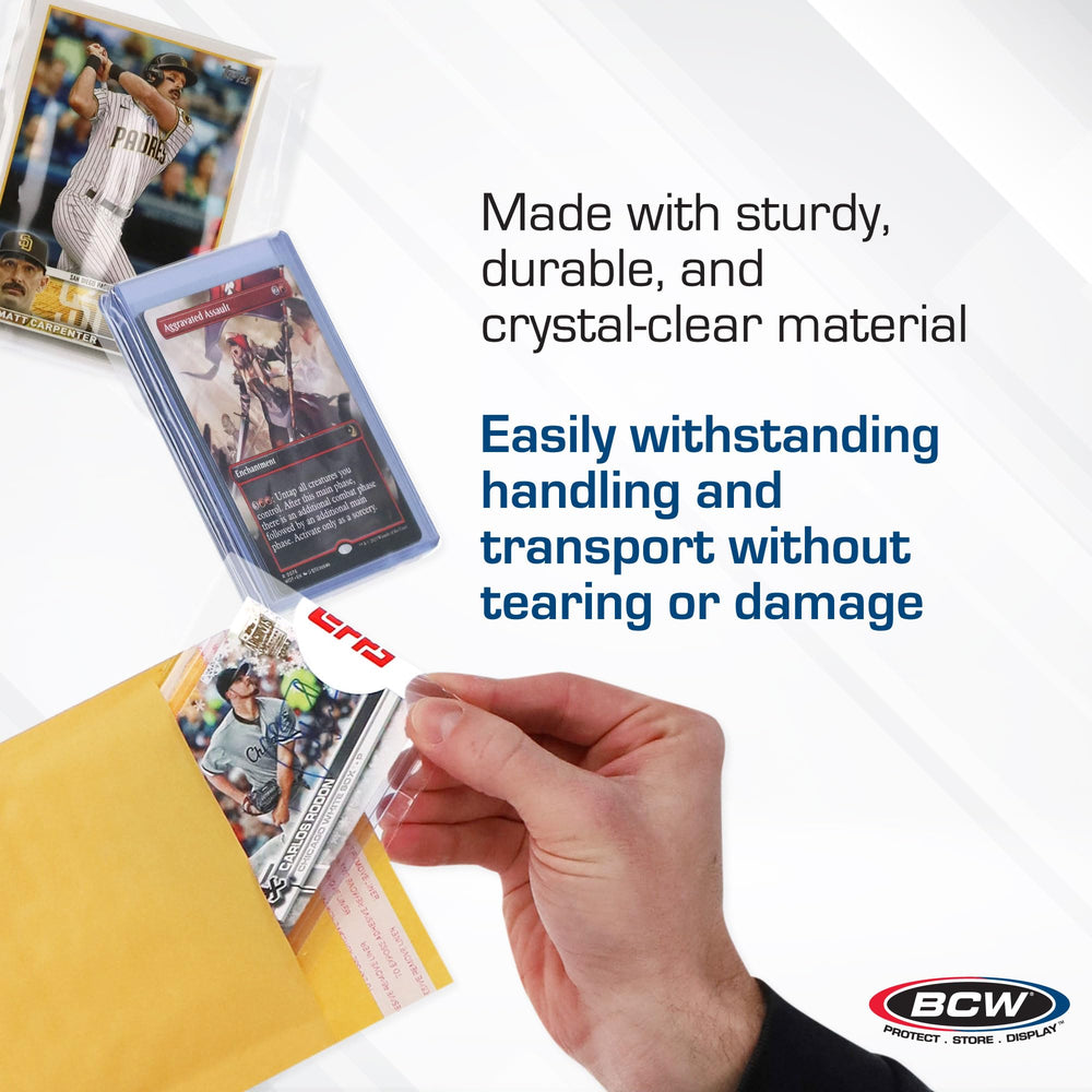 200-count BCW pack ready for shipping and organized collection.