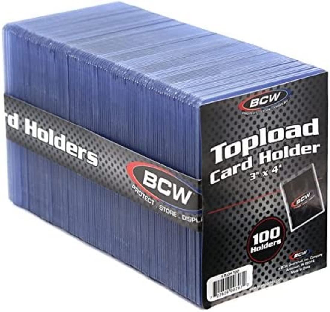 BCW holder protects autographs and rookies with archival-clear plastic.
