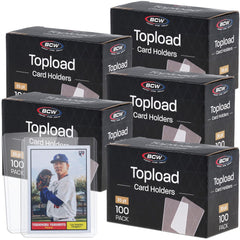 BCW 3x4 standard toploader pack keeps cards safe and organized.