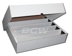 BCW box features easy assembly for at-home sorting or event displays.