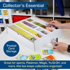 BCW inner dimensions fit standard card dividers for tidy arrangement.