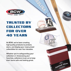 BCW Collectors storage solution keeps cards accessible for display and safekeeping.