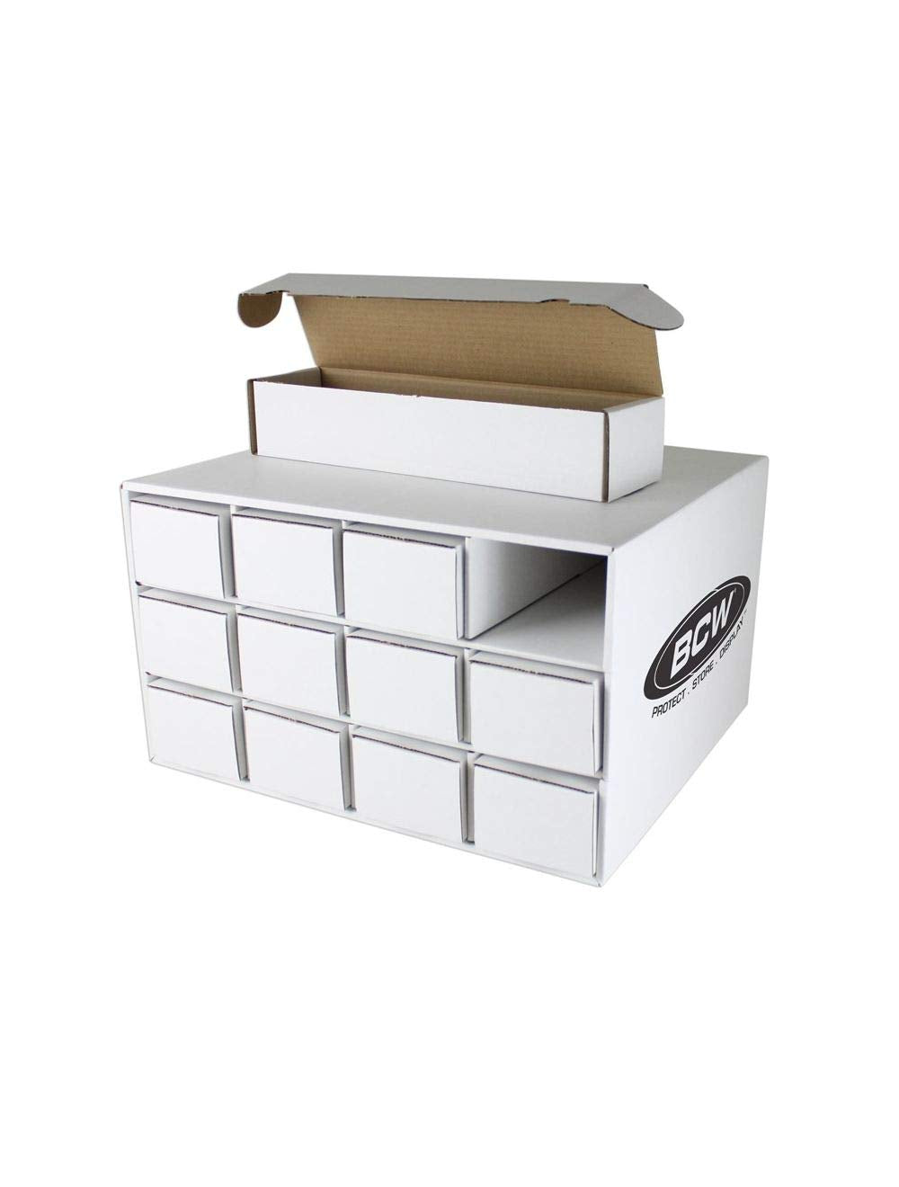 BCW Card House Storage Unit assembled for easy card organization.