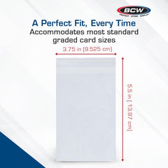 BCW clear archival polypropylene preserves visibility while resisting acids and moisture.
