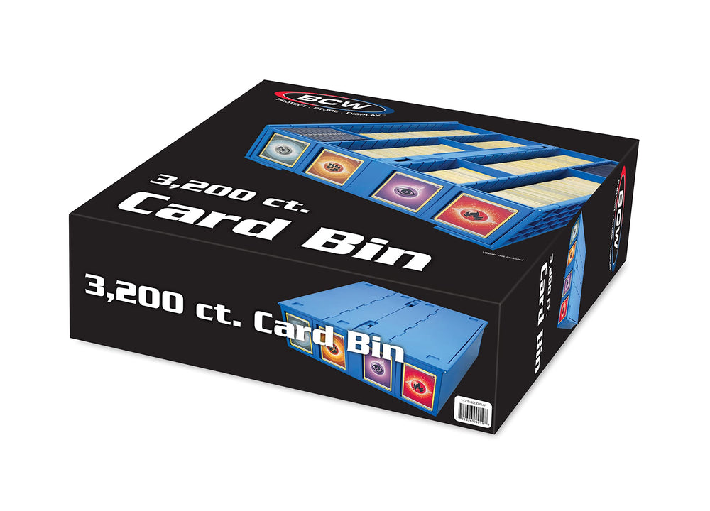 Durable acid-free plastic protects cards over time.