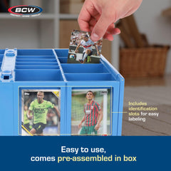 Exterior lid slots help label contents at a glance.