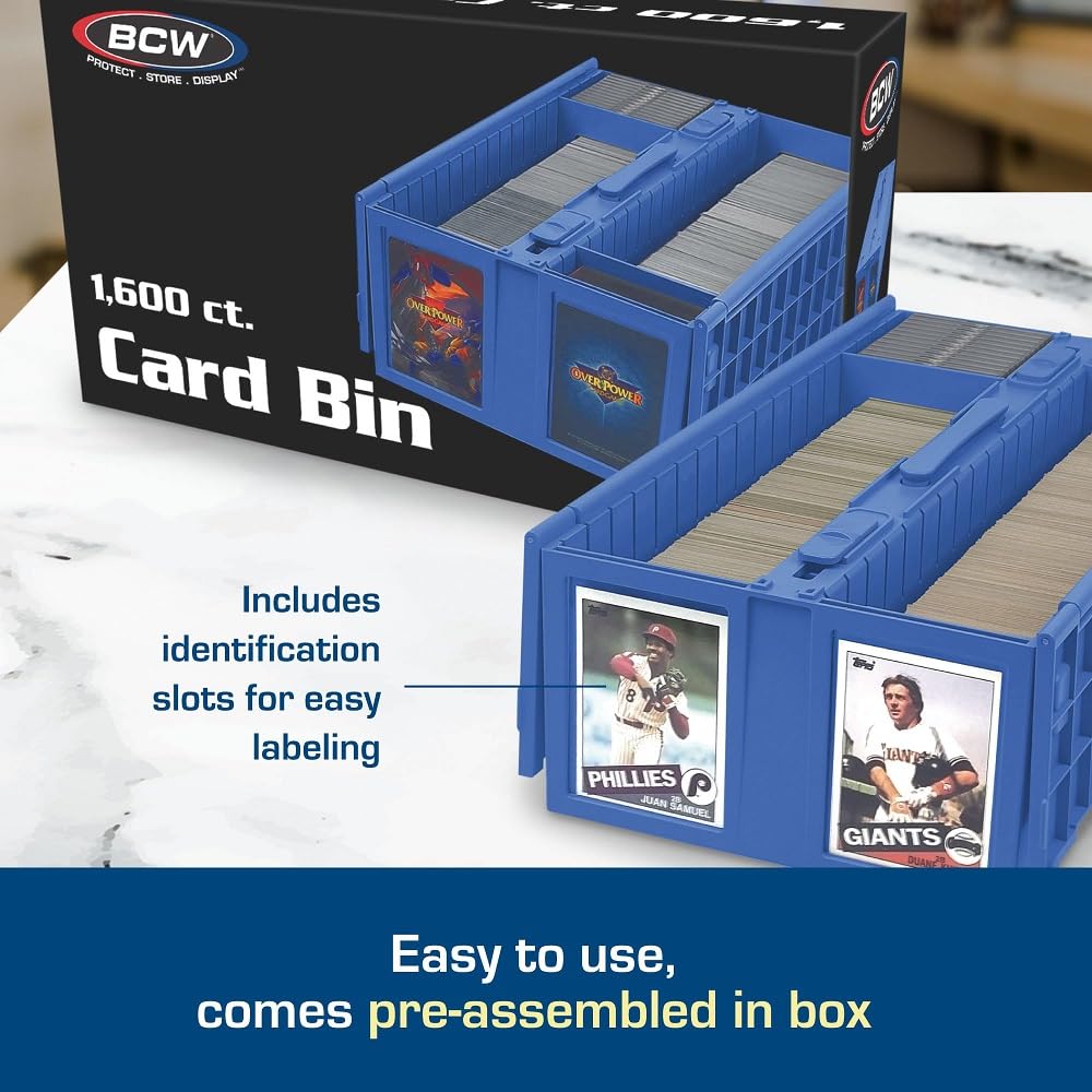 Dust-proof design helps maintain card condition during long-term storage.