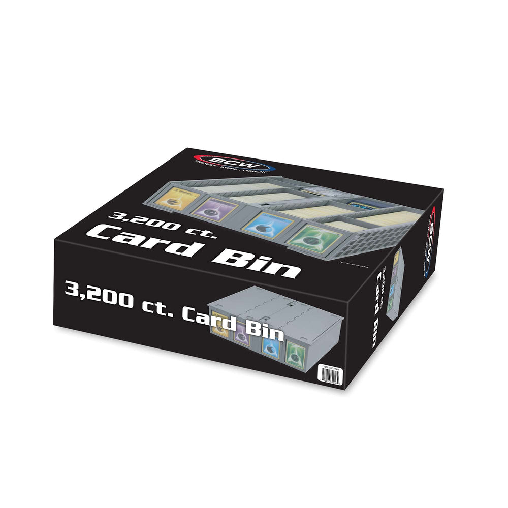 BCW Collectible Card Bin notches enable easy divider placement