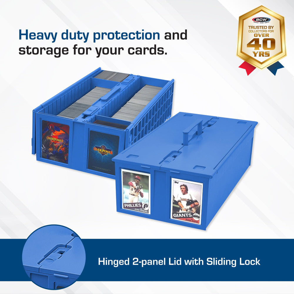 BCW Collectible Card Bin partitions help separate sets for quick access.