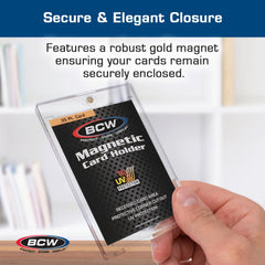 BCW compact display card holder fits neatly in any collection.