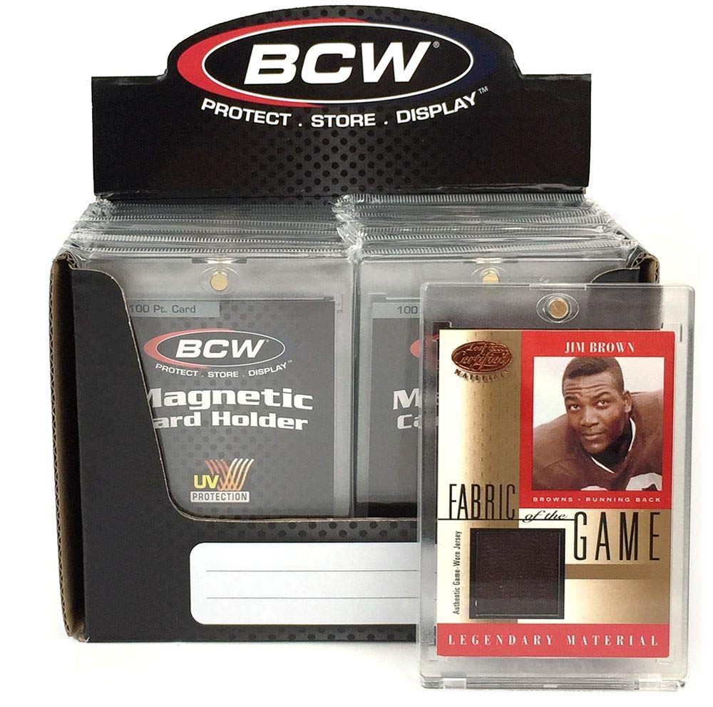 BCW magnetic card holder with 100 PT thickness protects standard cards