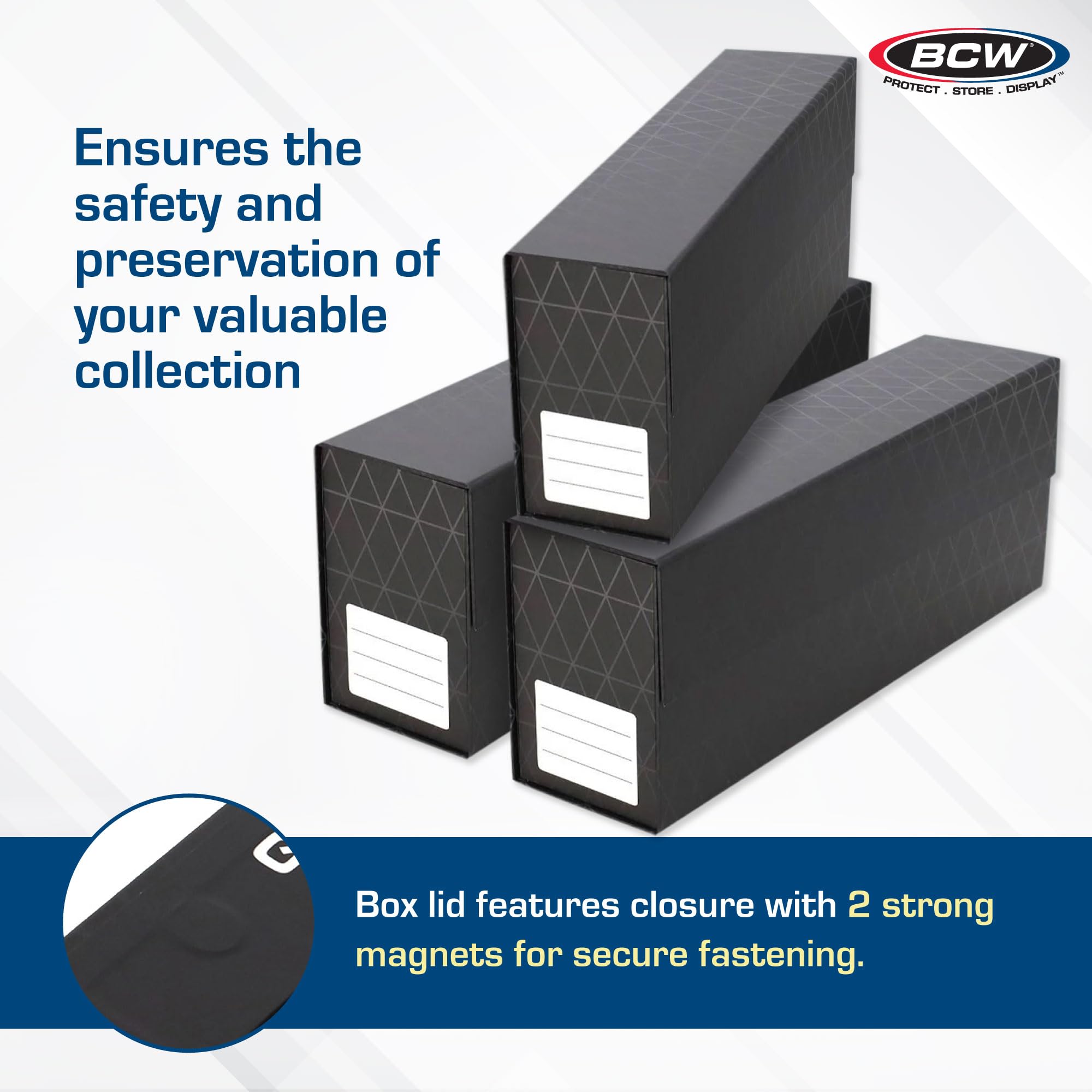 BCW QuickFold easy assembly saves time and boosts organization.