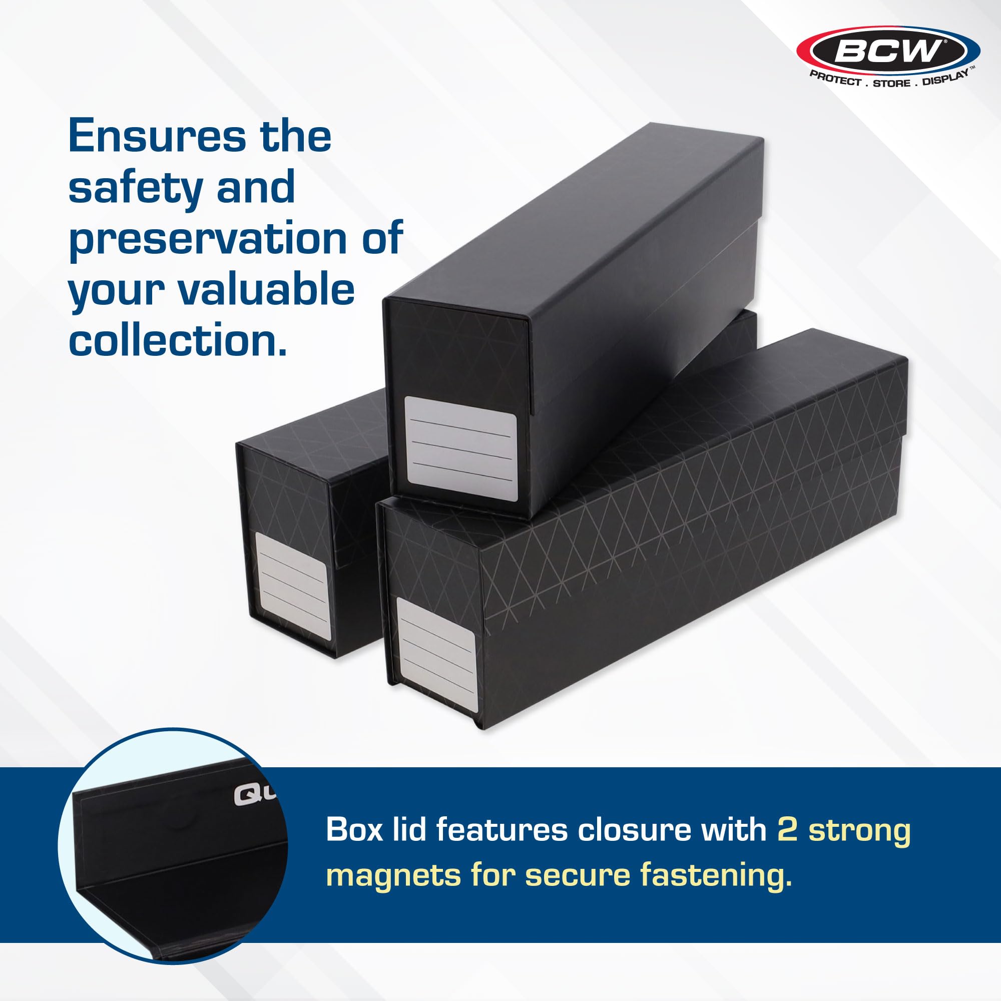 BCW QuickFold storage box for sports, Pokémon, MTG and TCG collections.