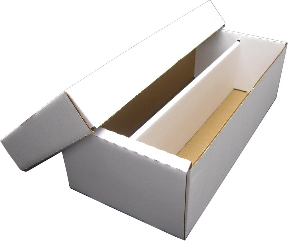 BCW Shoe Storage Card Box assembled view showing large capacity for cards