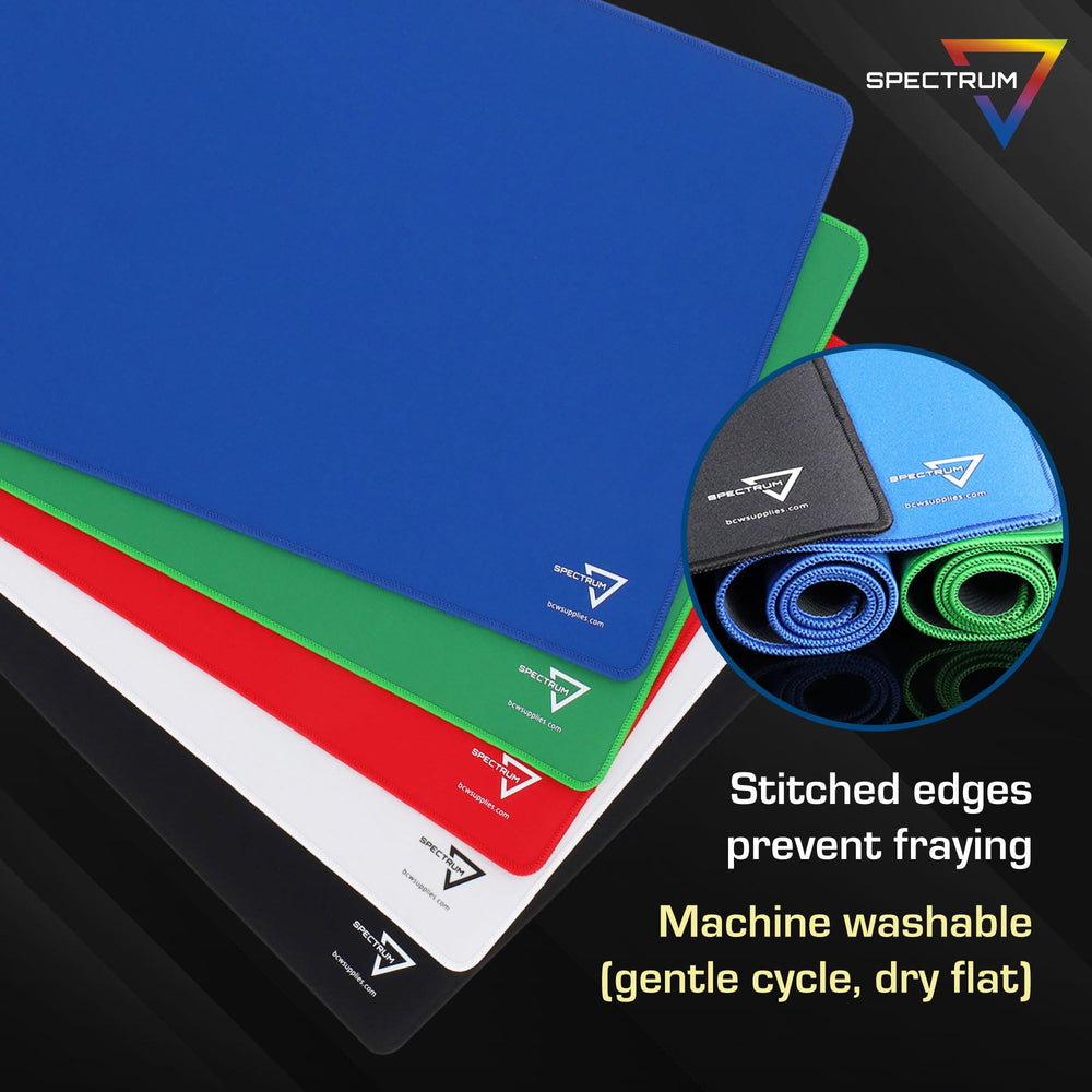 BCW Spectrum Playmat White cushioned surface provides comfort and improved grip during play.