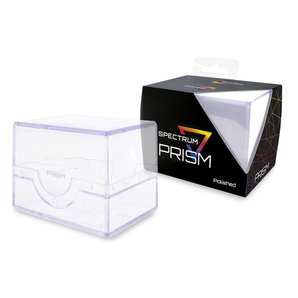 BCW Spectrum Prism deck case with polished translucent finish keeps your deck visible.
