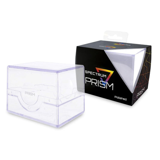 BCW Spectrum Prism deck case with polished translucent finish keeps your deck visible.
